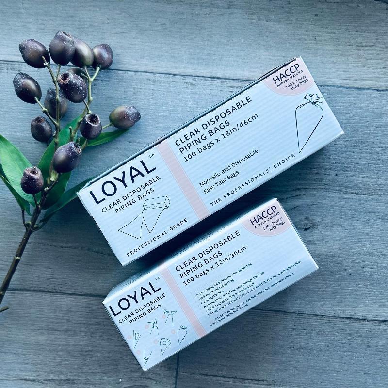 12inch & 18inch clear disposable piping bags 100 pack