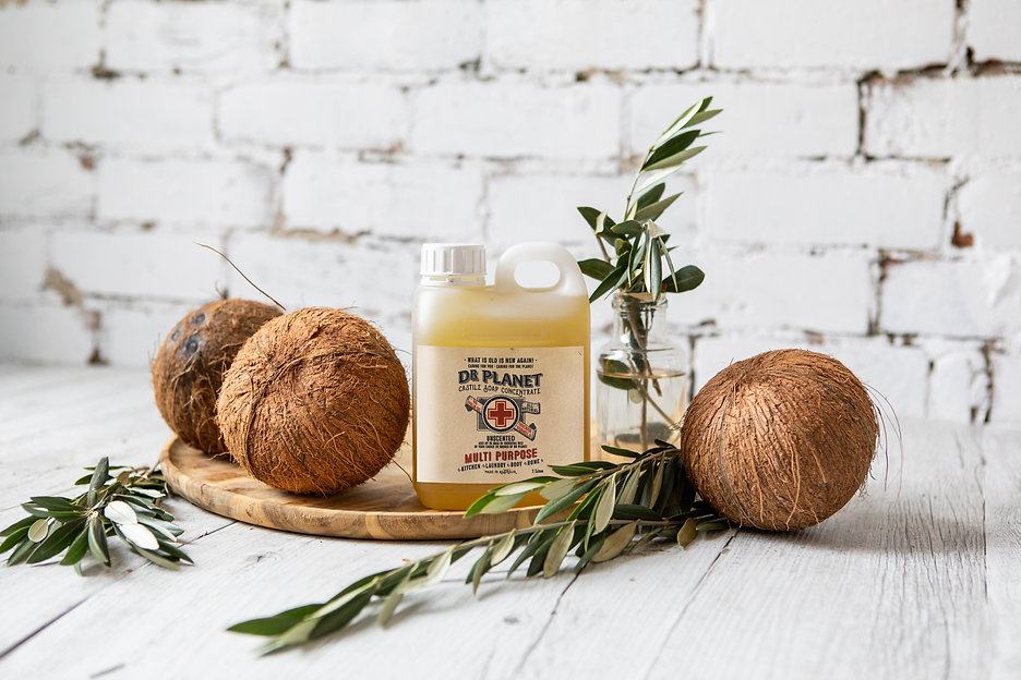 Dr Planet Castile Soap Concentrate 1 Litre - Unscented