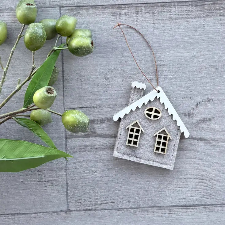 Hanging Felt House - Short