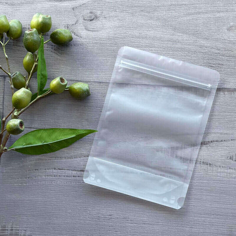clear frosted medium pouch empty single sold in packs of 50 @ centaur packaging
