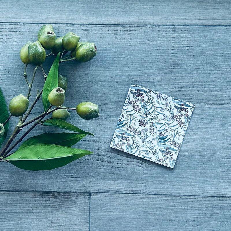 Gift Tag Wattle & Gum Nuts - Pk50 - centaur packaging