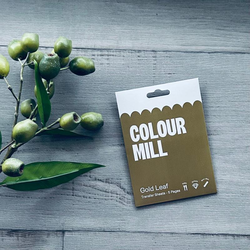 gold leaf colour mill 5 sheets