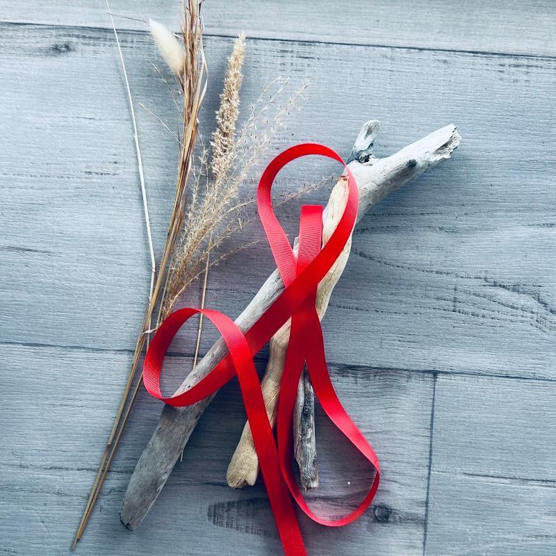 15mm grosgrain ribbon red 20mt
