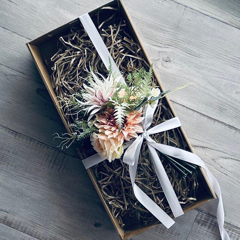 Hamper Gift Box Large Kraft With Clear Lid - centaur packaging