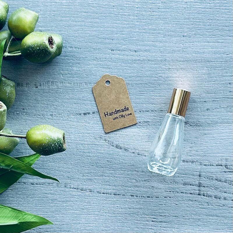 Kraft Shipping Tag - Handmade with Oily Love - centaur packaging