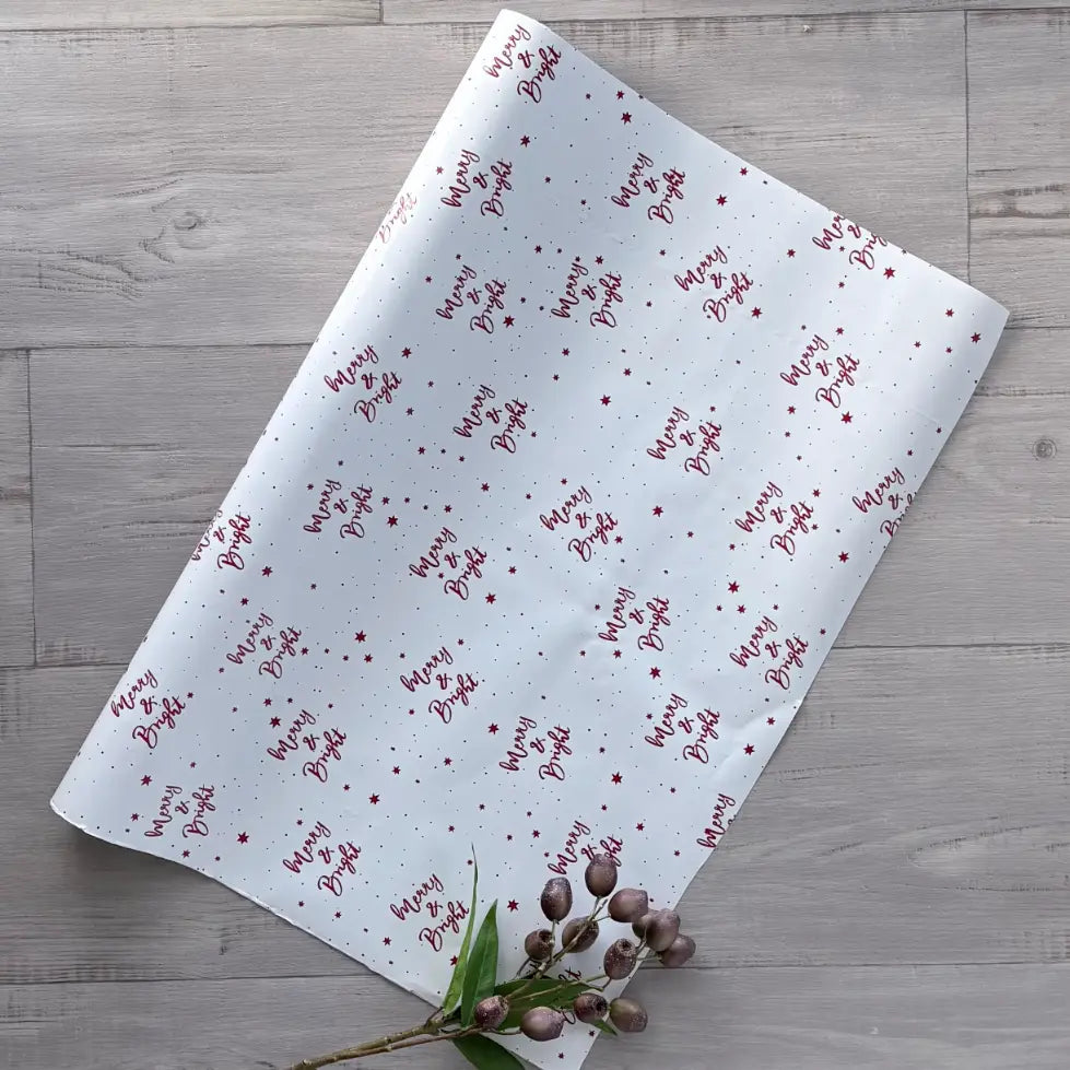 Wrapping Paper - Merry & Bright