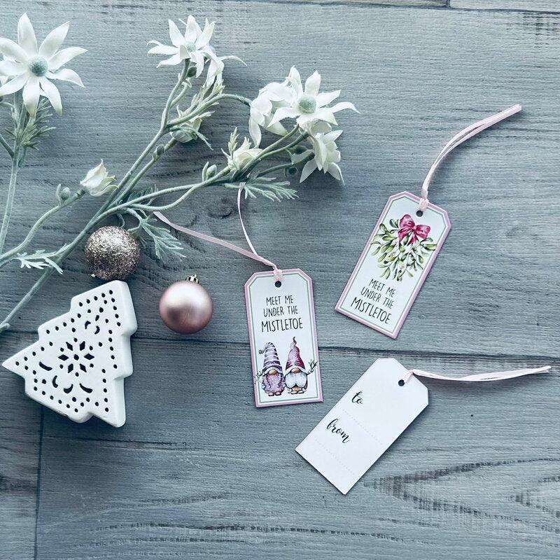 Mistletoe Christmas Gift Tag - Pack 12 - centaur packaging