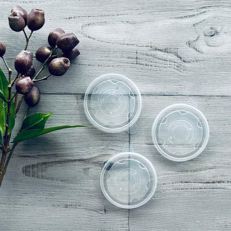flat lids to suit 8oz bowl no hole x 3