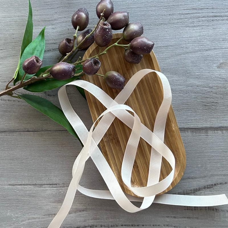 15mm grosgrain ribbon nude 20mt