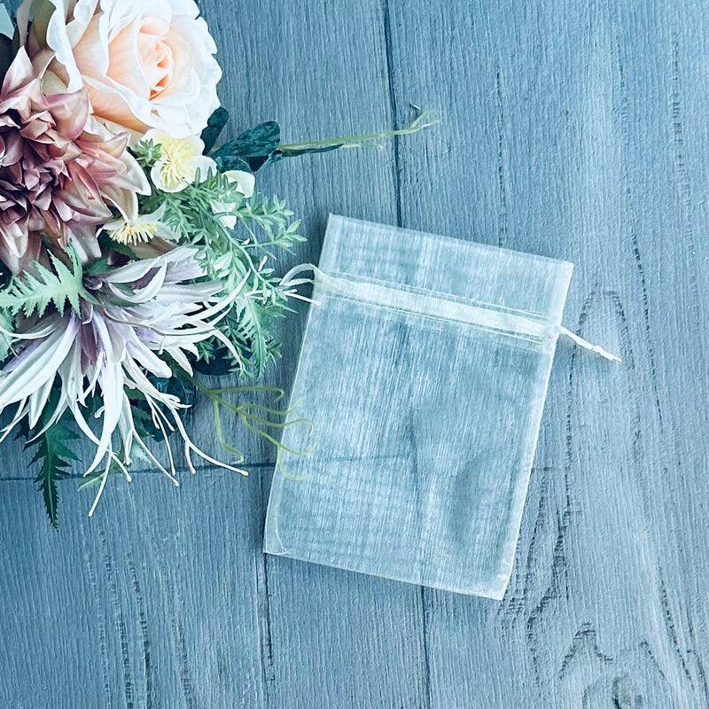 Organza Bag Medium - Ivory - centaur packaging