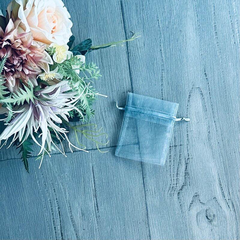 Organza Bag Small - Metallic Silver - centaur packaging