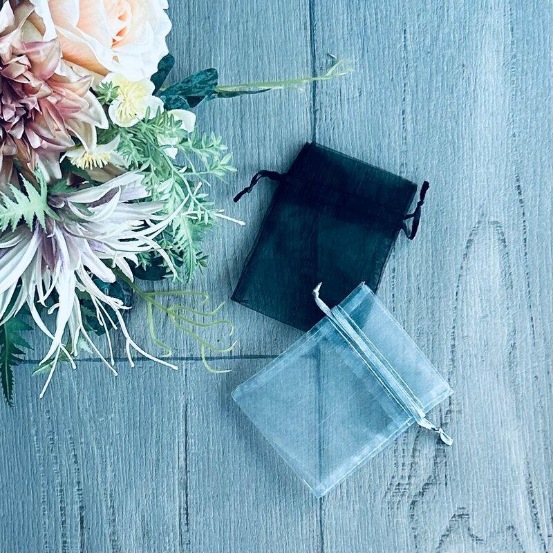 Organza Bag Small - Metallic Silver - centaur packaging