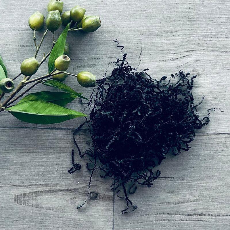 Paper Shred Crinkle Black - 1kg - centaur packaging