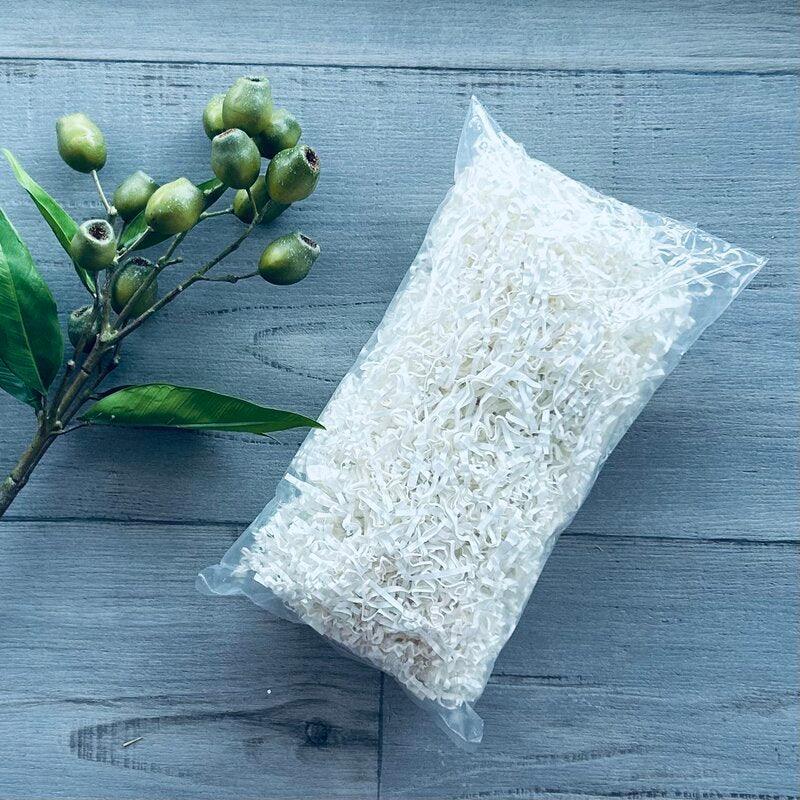 Paper Shred Crinkle White - 100g - centaur packaging