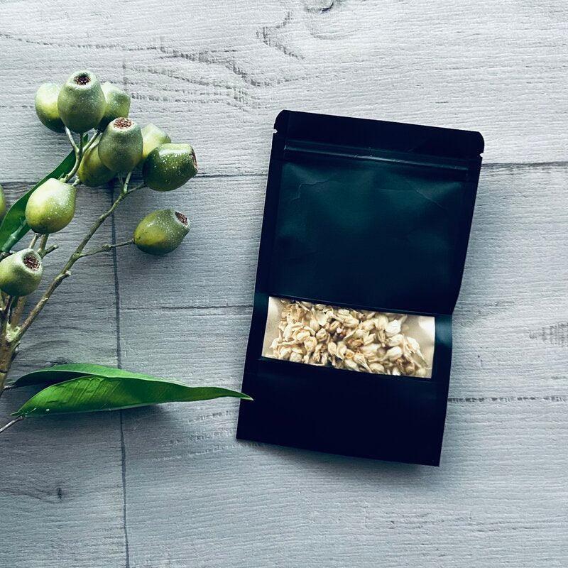 black pouch small with window filled