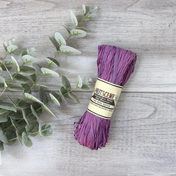 Raffia Nutscene - deep orchird @centaur packaging