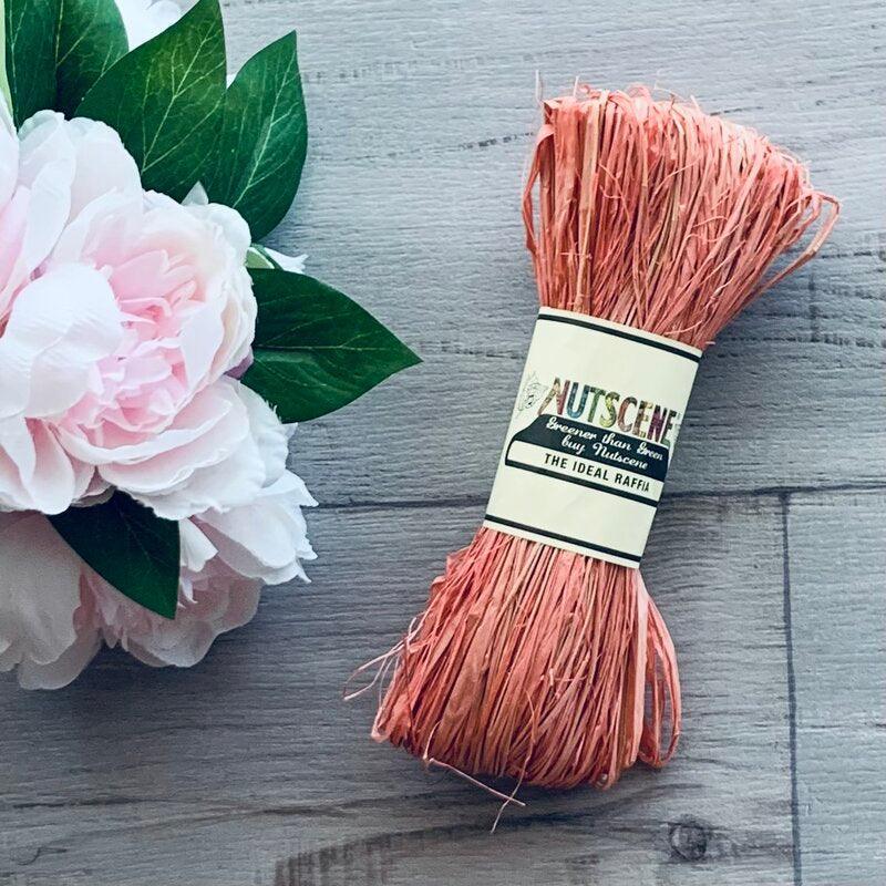 Raffia Nutscene - Burnt Coral - centaur packaging