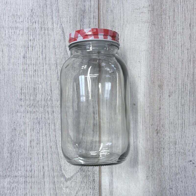 1lt Preserving Jars - 4 Pack. single jar