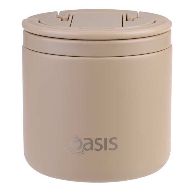 Oasis Stainless Steel Food Flask 500ml - Latte