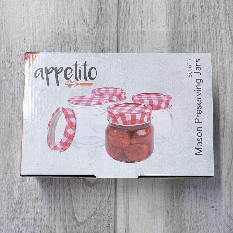 250ml Preserving Jars - 6 Pack box pic