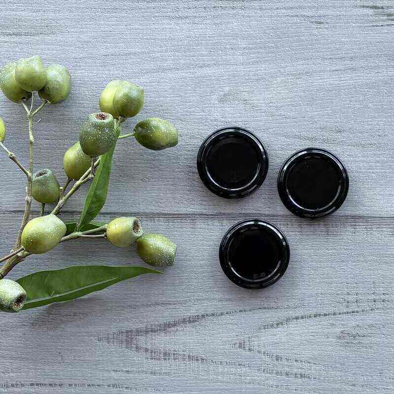 53mm Metal Lid - Black
