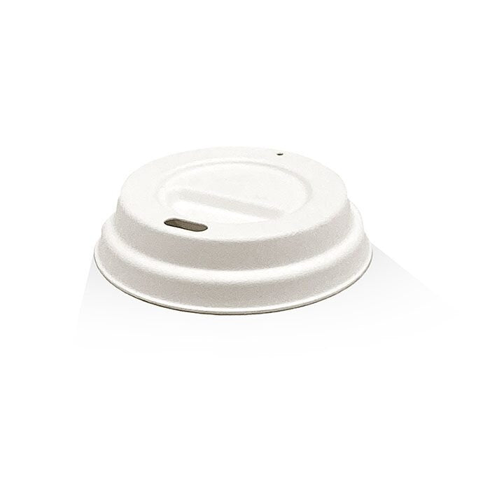 BAGASEE LID FOR 80MM SINGLE WALL CUP
