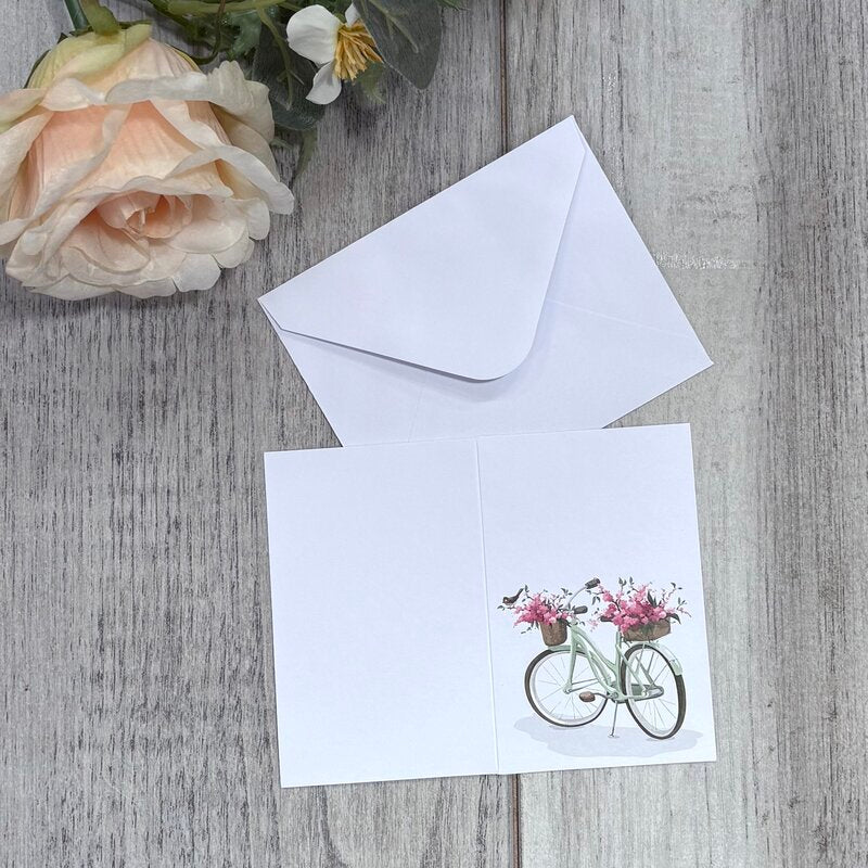 garden bike gift card and envelope pk 25