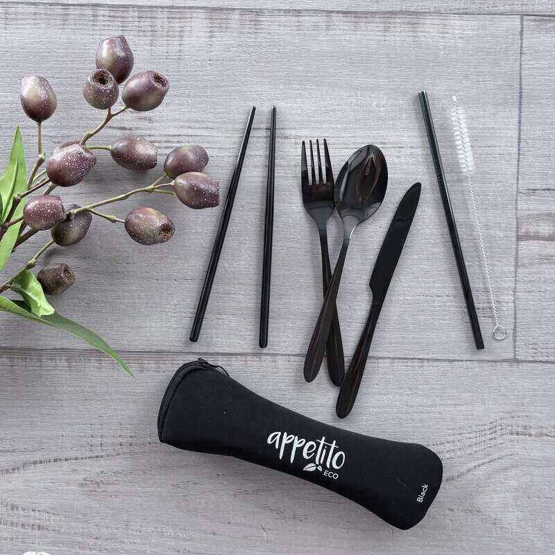 Traveller's Stainless Steel Cutlery Set - 6 piece