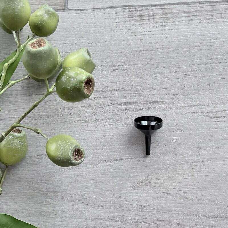 Mini Metal Funnel - Black single