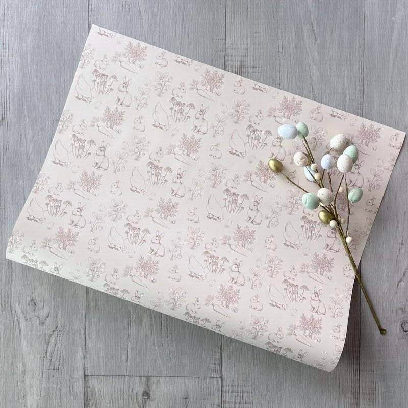 bunnies wrapping paper