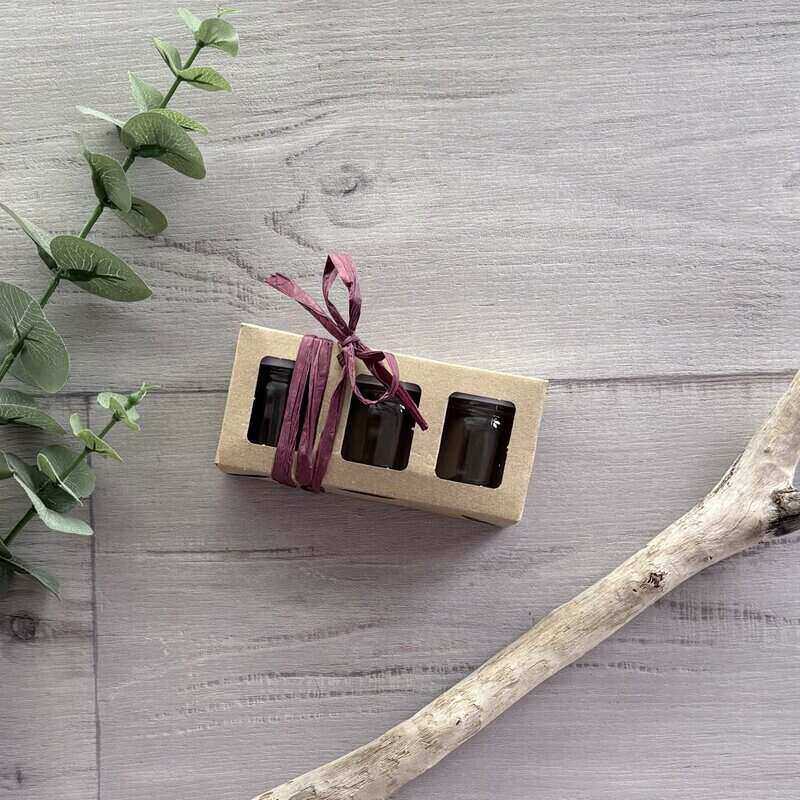 Carry Pack Triple Jar - 40ml with ribbon