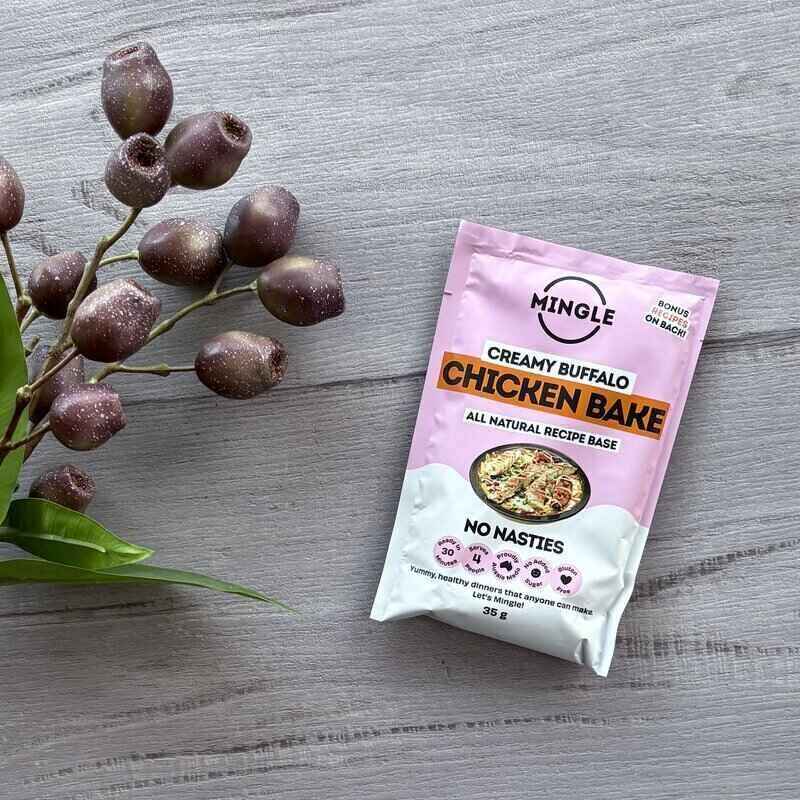Mingle creamy buffalo chicken bake all natural recipe base 35g pack