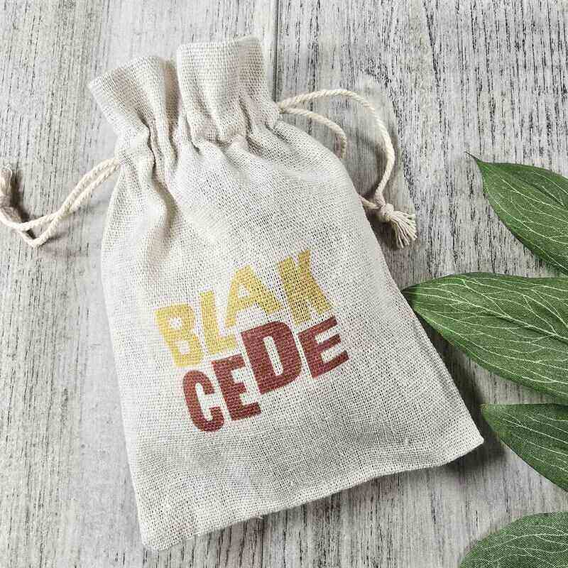 small canvas pouch with custom printing for your business @ centaur packaging Bomaderry