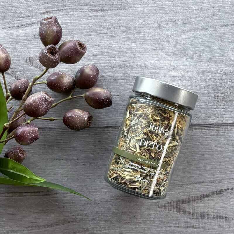 kintra detox loose tea blend 60g jar