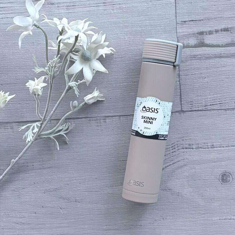 Skinny Mini Drink Bottle 250ml - Mushroom