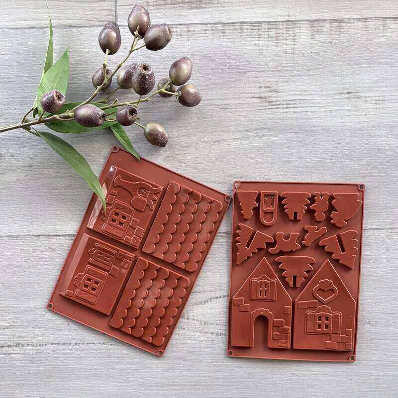 Gingerbread House Chocolate Mould