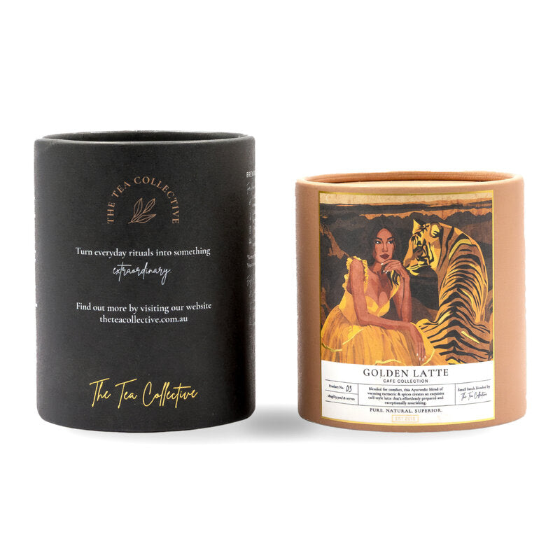 golden latte by the tea collective 180g @ centaur packaging