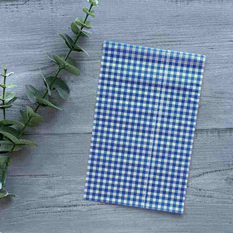 GREASEPROOF PAPER GINGHAM CHECK 190MM X 300MM SHEETS 200PK