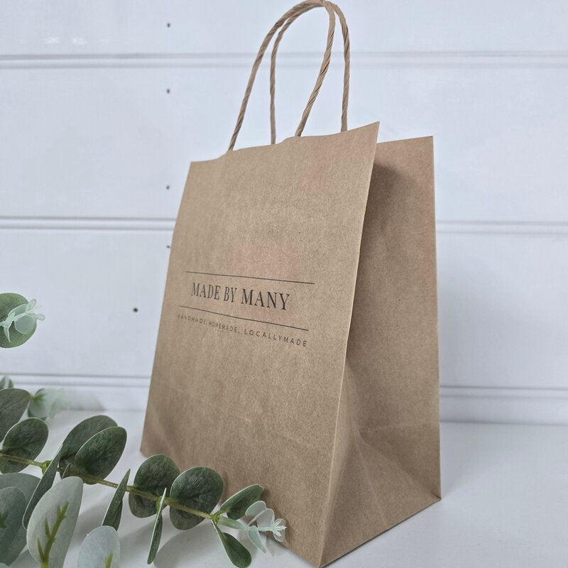 custom printed kraft toddler bag printed in house at centaur packaging