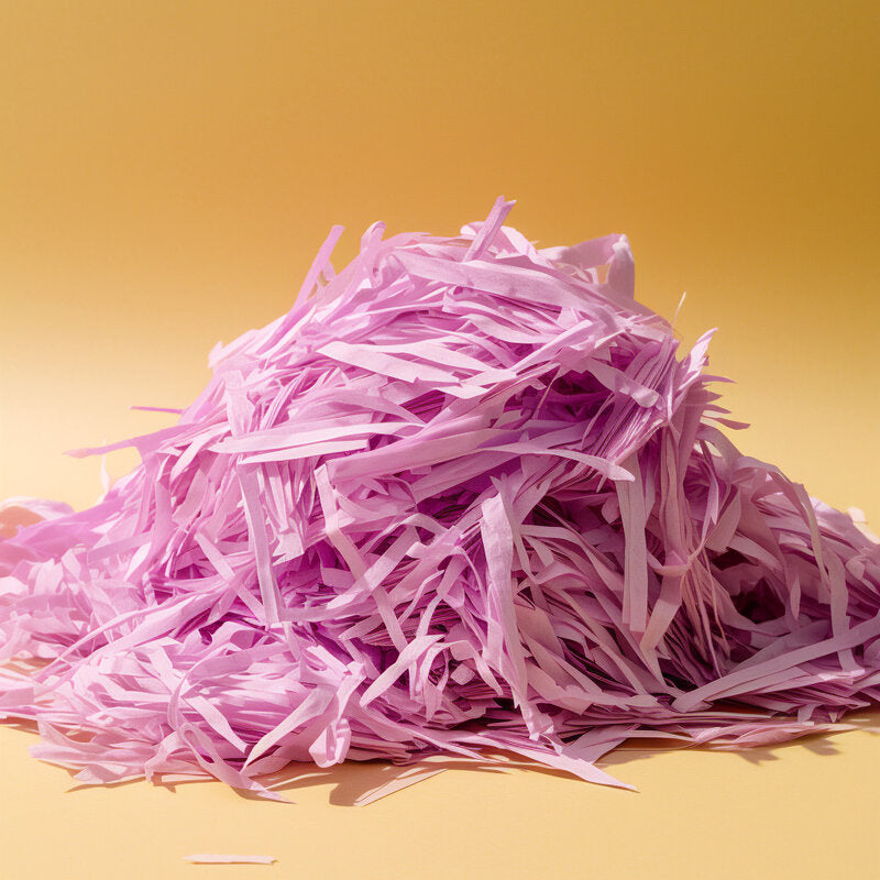 papyrus and co paper shred pastel lilac 50g piled high