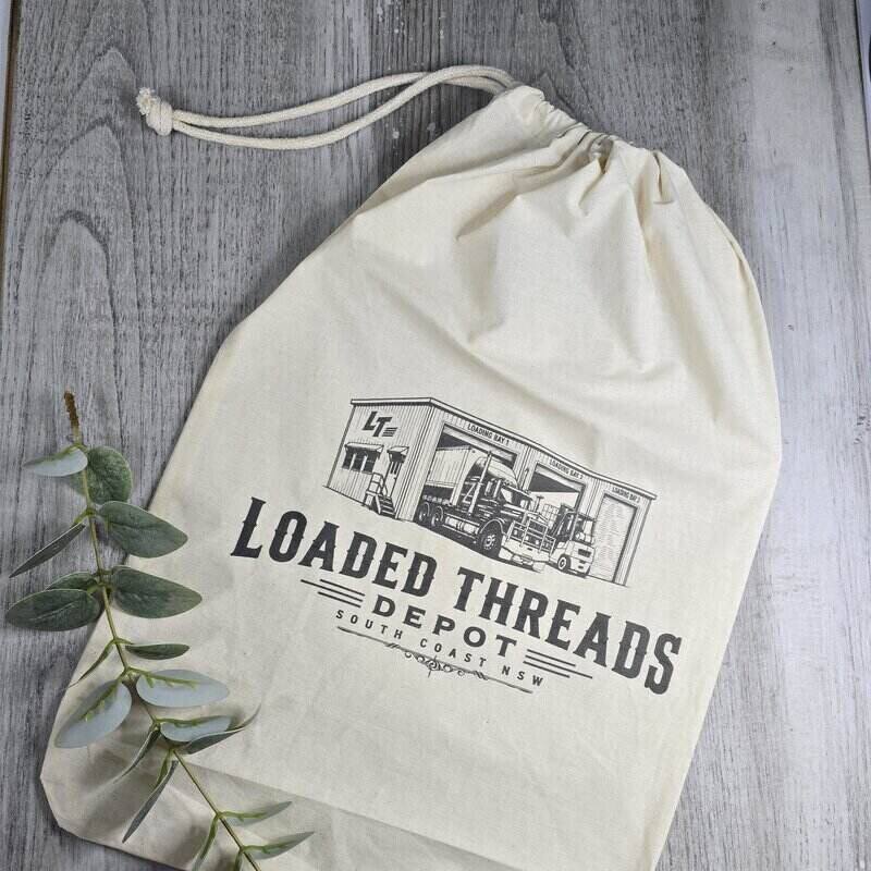 extra large calico bag printed