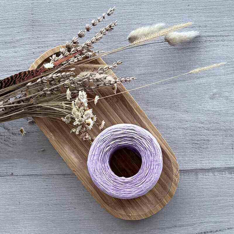 Paper Raffia 4mm x 100mt - Mauve