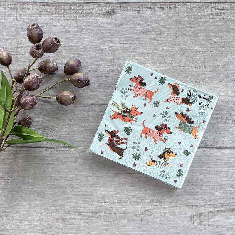 Paper Napkins - Playful Paws Dog