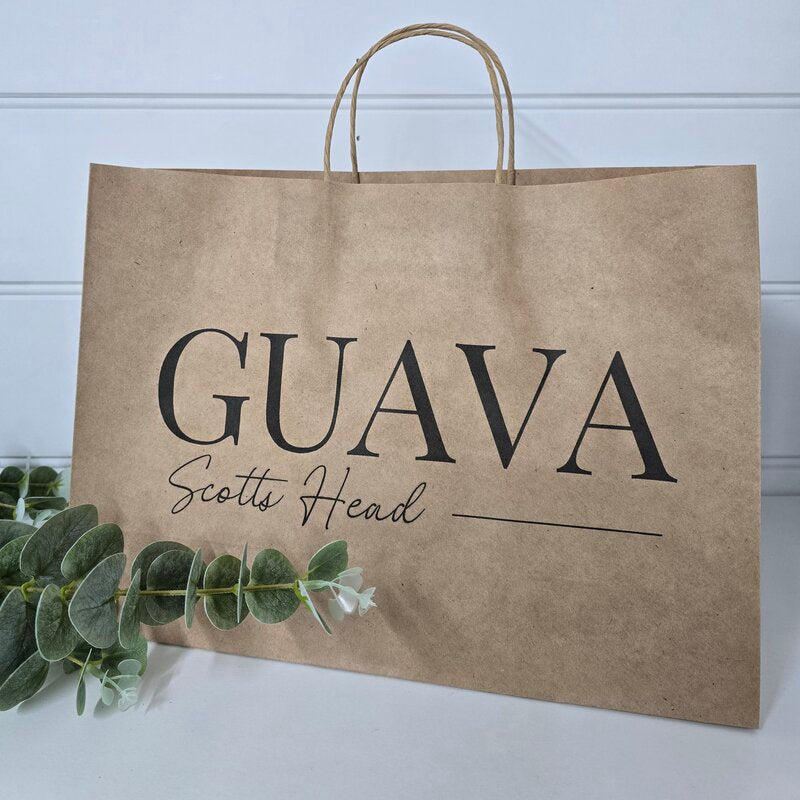 bsb custom printed kraft bag @ centaur packaging Bomaderry