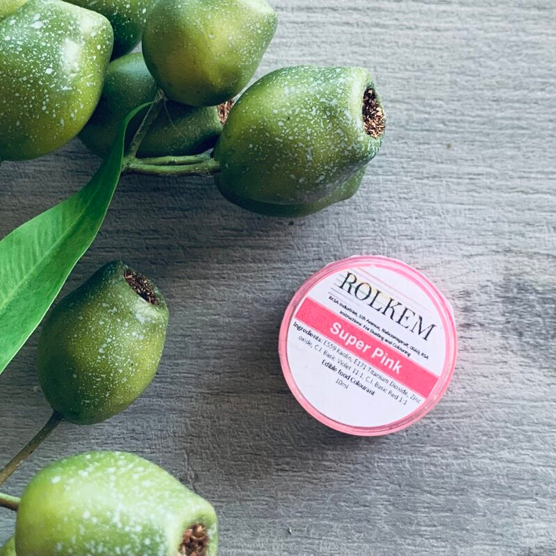 rolken super pink edible lustre dust 10ml