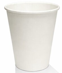 10OZ SINGLE WALL WHITE CUP