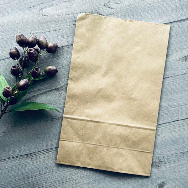 kraft checkout bag no handle - centaur packaging