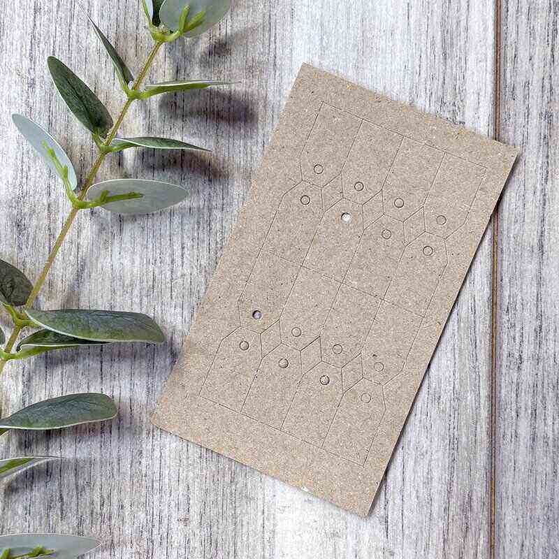 Kraft shipping tag #1 - Pk 100