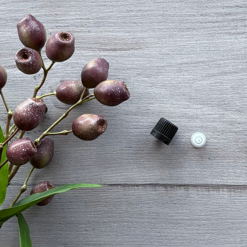 18mm black tamper evident cap with dripolator