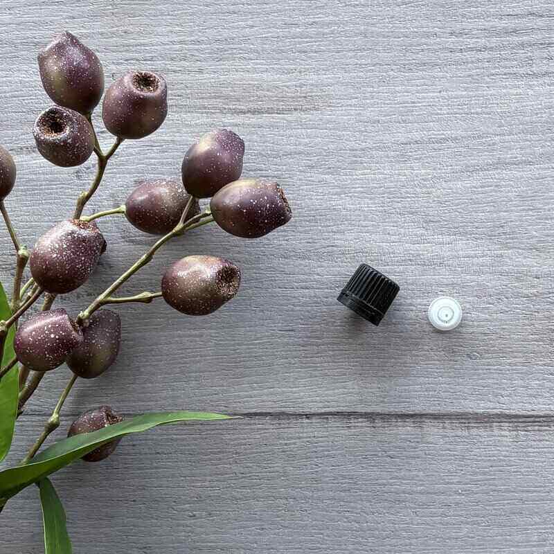 18mm black tamper evident cap with dripolator